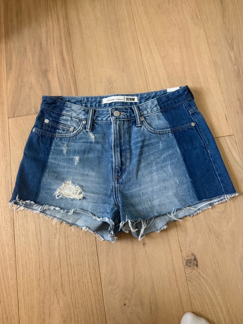 Lovers & Friends Denim High Waist Short